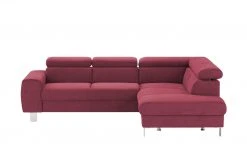 uno Ecksofa Los Angeles | Coral (Rosarot) rechts Grundfunktion