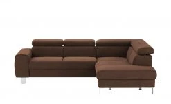 uno Ecksofa Los Angeles | Tabacco (Braun) rechts Grundfunktion