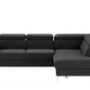 uno Ecksofa Los Angeles | Charcoal (Braunschwarz) rechts Grundfunktion -Sofas Verkaufsladen 27401094 10 202101112239