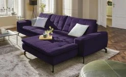 meinSofa Ecksofa Brenda | Purple (Lila) rechts ohne
