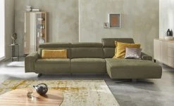 KOINOR Ecksofa Eddie | Verde (Dunkelgrün) rechts