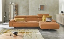 KOINOR Ecksofa Eddie | Sun (Orange) rechts