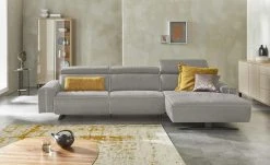 KOINOR Ecksofa Eddie | Asphalt (Hellgrau) rechts