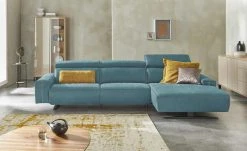 KOINOR Ecksofa Eddie | Türkis rechts