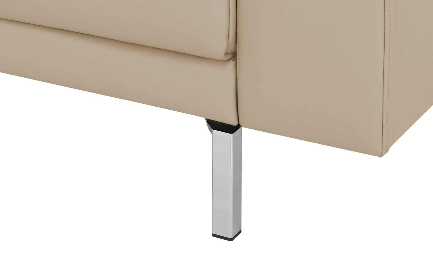 hülsta Sofa Sofabank aus Leder HS 450 | Beige 220|cm 6 hülsta Sofa Sofabank aus Leder HS 450 | Beige 220|cm – Bild 4