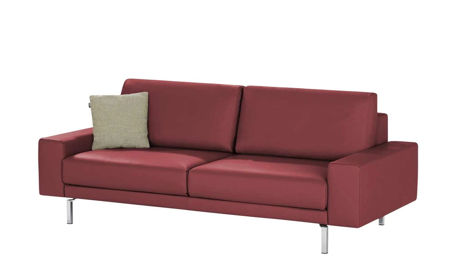 hülsta Sofa Sofabank aus Leder HS 450 | Purpurrot 220|cm 7 hülsta Sofa Sofabank aus Leder HS 450 | Purpurrot 220|cm – Bild 5