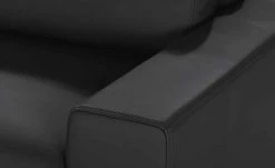 hülsta Sofa Sofabank aus Leder HS 450 | Signalschwarz 220|cm -Sofas Verkaufsladen 27402047 4 202101042356