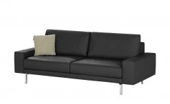 hülsta Sofa Sofabank aus Leder HS 450 | Signalschwarz 220|cm -Sofas Verkaufsladen 27402047 8 202101042356