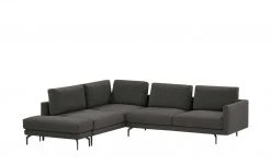 hülsta Sofa Ecksofa HS 414 | Schwarzbraun (Dunkelbraun/Schwarz) links -Sofas Verkaufsladen 27402072 1 202012232232