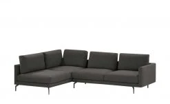 hülsta Sofa Ecksofa HS 414 | Schwarzbraun (Dunkelbraun/Schwarz) links -Sofas Verkaufsladen 27402072 9 202012232232