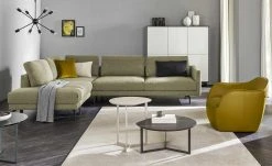 hülsta Sofa Ecksofa HS 414 | Olivgrün links
