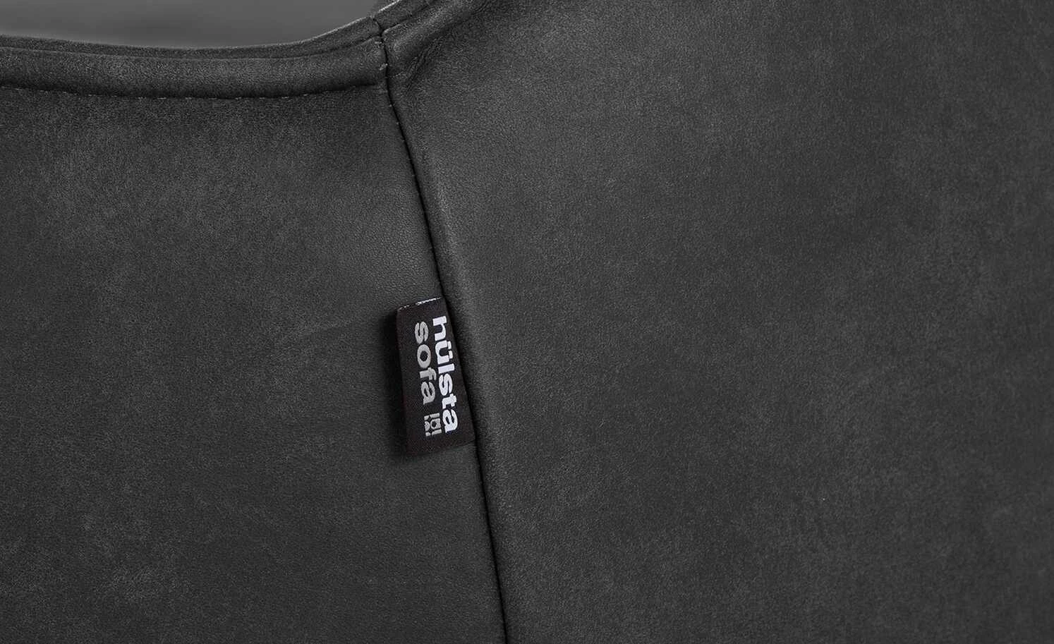 hülsta Sofa Ecksofa Leder HS 480 | Schwarzgrau links 8 hülsta Sofa Ecksofa Leder HS 480 | Schwarzgrau links – Bild 6