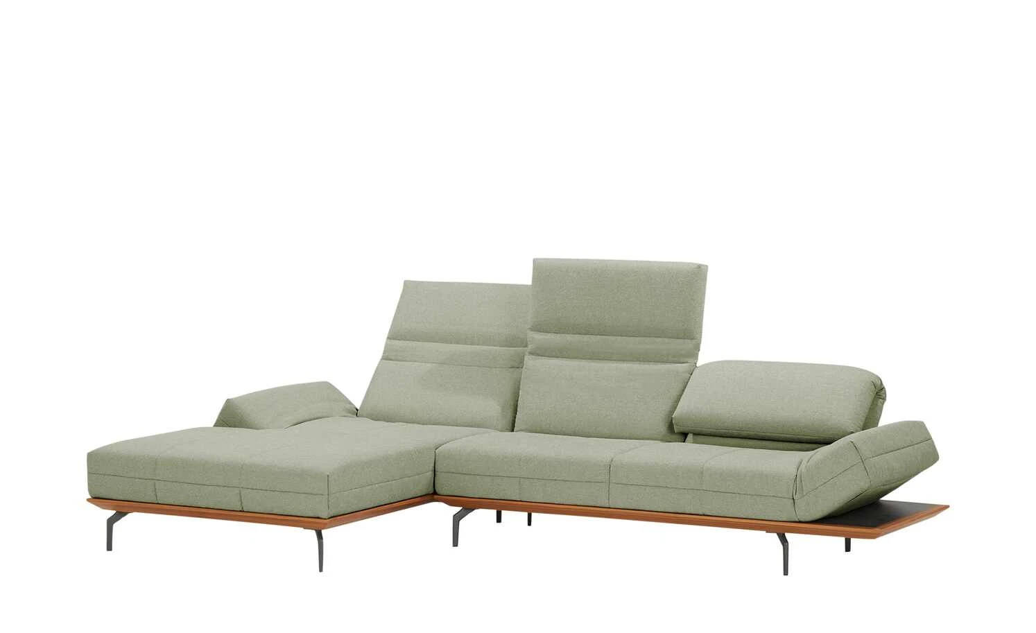 hülsta Sofa Ecksofa HS 420 | Schilfgrün links 12 hülsta Sofa Ecksofa HS 420 | Schilfgrün links – Bild 10