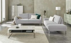 hülsta Sofa Sofabank HS 450 | Platingrau links, links