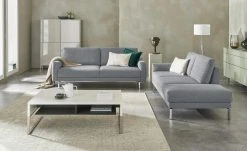 hülsta Sofa Sofabank HS 450 | Anthrazitgrau links, links