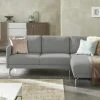 hülsta Sofa Ecksofa HS 450 | Lichtgrau / Schwarzgrau (Hellgrau / Dunkelgrau) rechts -Sofas Verkaufsladen 27402254 11 202102222237