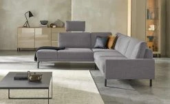 hülsta Sofa Ecksofa HS 450 | Beigebraun links