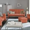 himolla Ledersofa 6001 | Orange -Sofas Verkaufsladen 27402350 5 202101212237