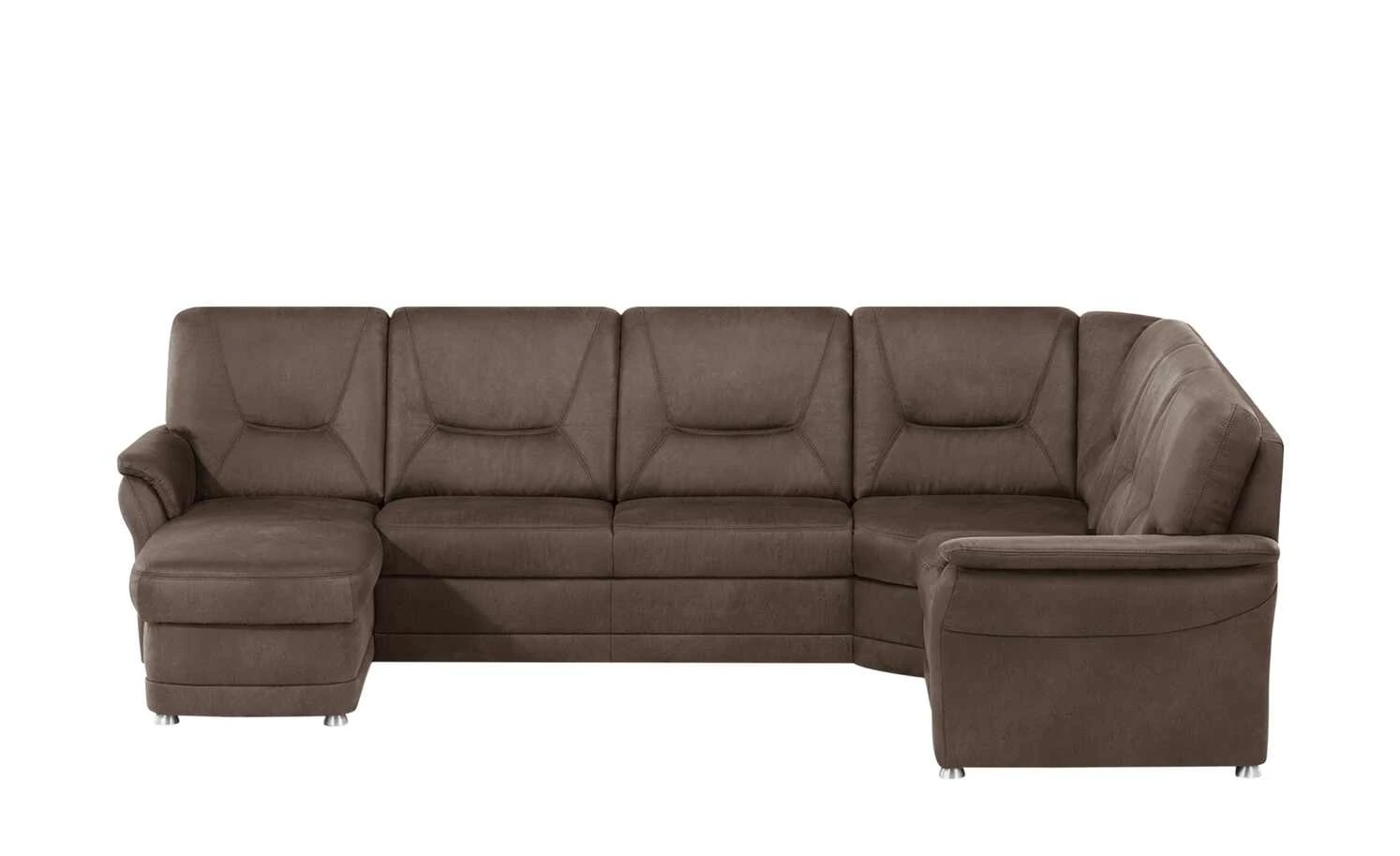 meinSofa Wohnlandschaft Edda | Braun rechts ohne 3 meinSofa Wohnlandschaft Edda | Braun rechts ohne