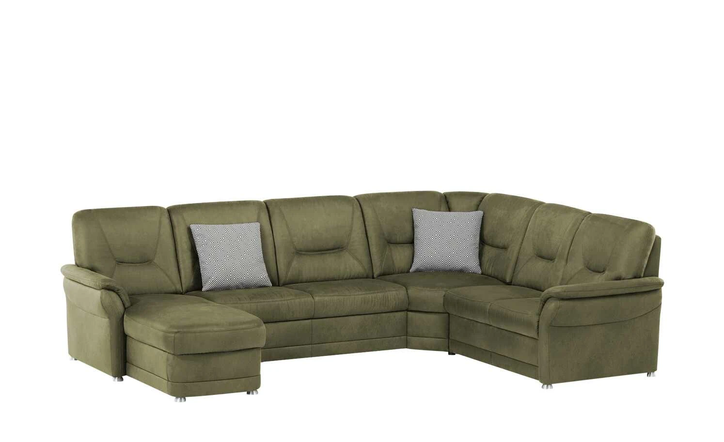 meinSofa Wohnlandschaft Edda | Moos (Grün) rechts ohne 4 meinSofa Wohnlandschaft Edda | Moos (Grün) rechts ohne – Bild 2