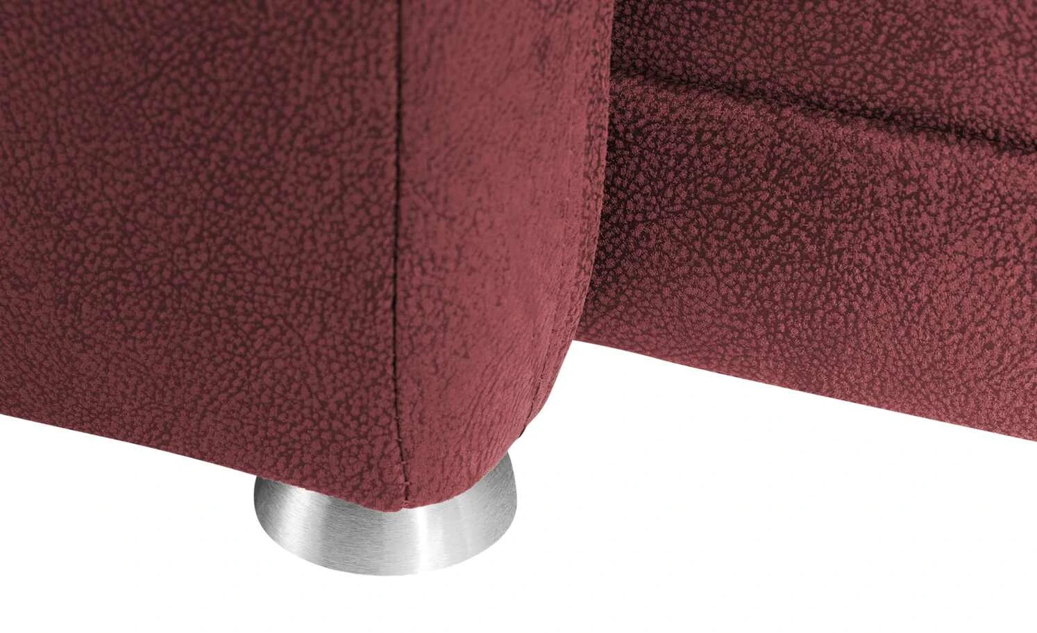 meinSofa Wohnlandschaft Edda | Bordeaux (Dunkelrot) rechts ohne 5 meinSofa Wohnlandschaft Edda | Bordeaux (Dunkelrot) rechts ohne – Bild 3