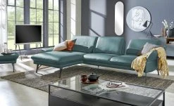 himolla Ecksofa Leder 1928 | Topas (Türkis) links