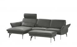 himolla Ecksofa Leder 1928 | Zinn (Grau) links -Sofas Verkaufsladen 27402717 14 202102122237