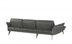 himolla Ecksofa Leder 1928 | Zinn (Grau) links -Sofas Verkaufsladen 27402717 9 202102122237
