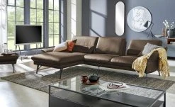 himolla Ecksofa Leder 1928 | Erde (Braun) links