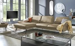 himolla Ecksofa Leder 1928 | Cappuccino (Beigebraun) links