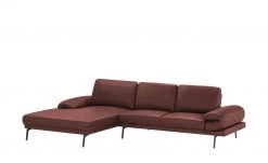 Max Schelling Ecksofa aus Leder Signum | Rot links Grundfunktion -Sofas Verkaufsladen 27402916 10 202105042233