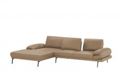 Max Schelling Ecksofa aus Leder Signum | Macchiato (Beige) links Grundfunktion -Sofas Verkaufsladen 27402918 1 202105042233