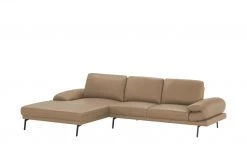 Max Schelling Ecksofa aus Leder Signum | Macchiato (Beige) links Grundfunktion -Sofas Verkaufsladen 27402918 11 202105042233