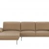 Max Schelling Ecksofa aus Leder Signum | Macchiato (Beige) links Grundfunktion -Sofas Verkaufsladen 27402918 9 202105042233