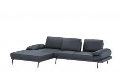 Max Schelling Ecksofa aus Leder Signum | Navy (Dunkelblau) links Grundfunktion -Sofas Verkaufsladen 27402920 10 202105042233