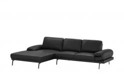 Max Schelling Ecksofa aus Leder Signum | Schwarz links Grundfunktion -Sofas Verkaufsladen 27402921 9 202105042233