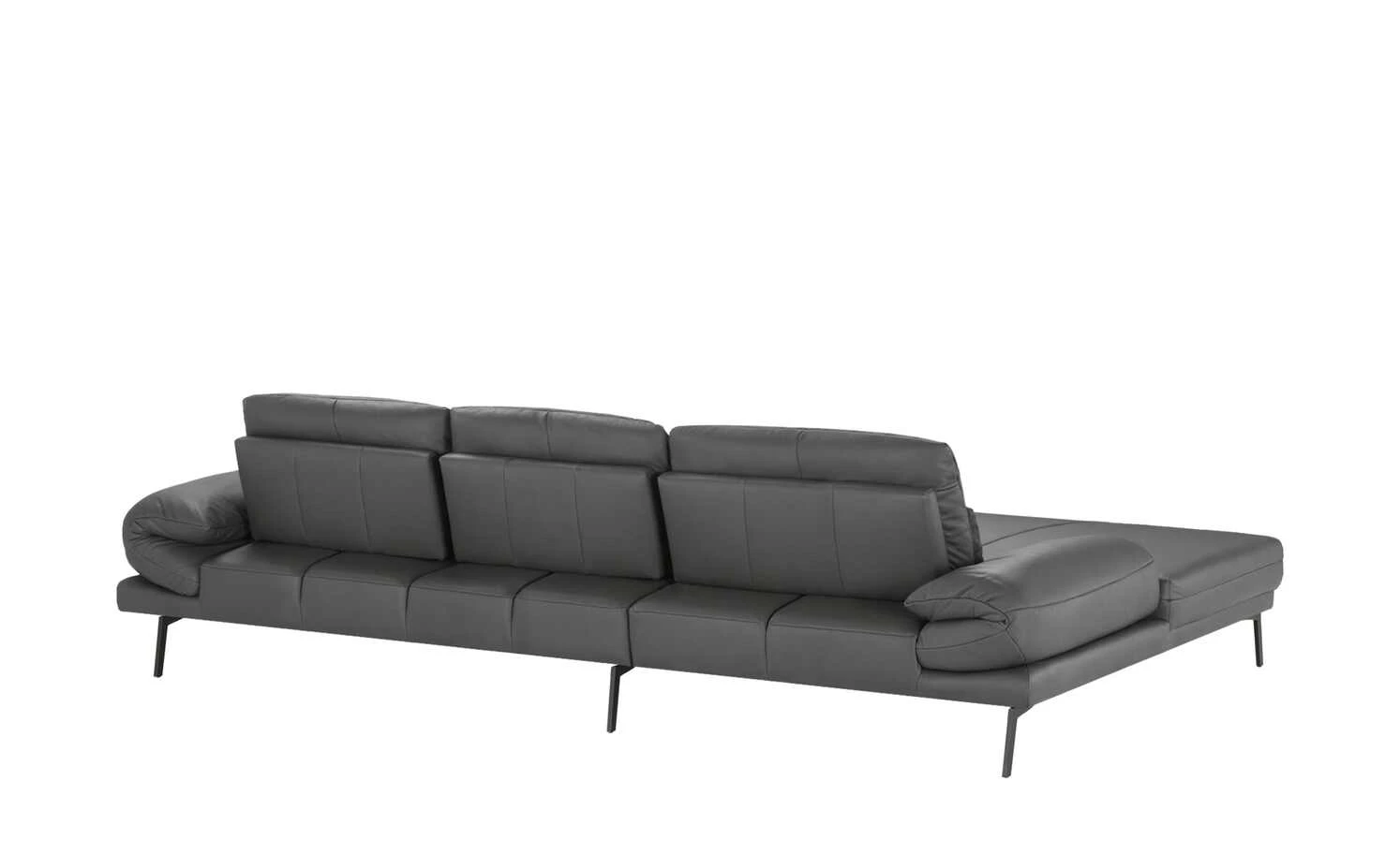 Max Schelling Ecksofa aus Leder Signum | Fango (Dunkelgrau) links Grundfunktion 5 Max Schelling Ecksofa aus Leder Signum | Fango (Dunkelgrau) links Grundfunktion – Bild 3