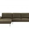 Max Schelling Ecksofa aus Leder Signum | Oliv links Grundfunktion -Sofas Verkaufsladen 27402926 2 202105042233