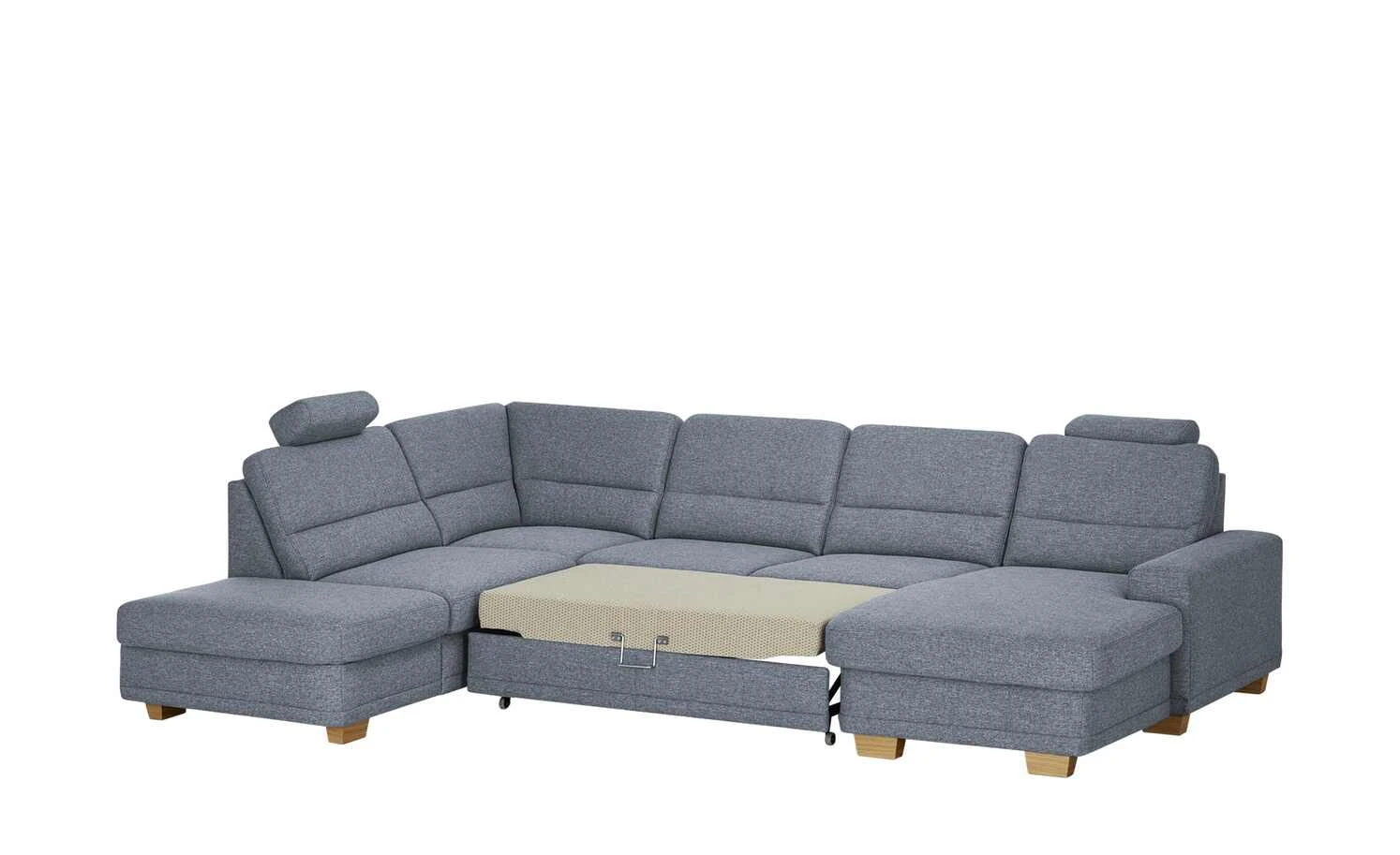 meinSofa Wohnlandschaft Marc | Denim (Graublau) links Grundfunktion 4 meinSofa Wohnlandschaft Marc | Denim (Graublau) links Grundfunktion – Bild 2
