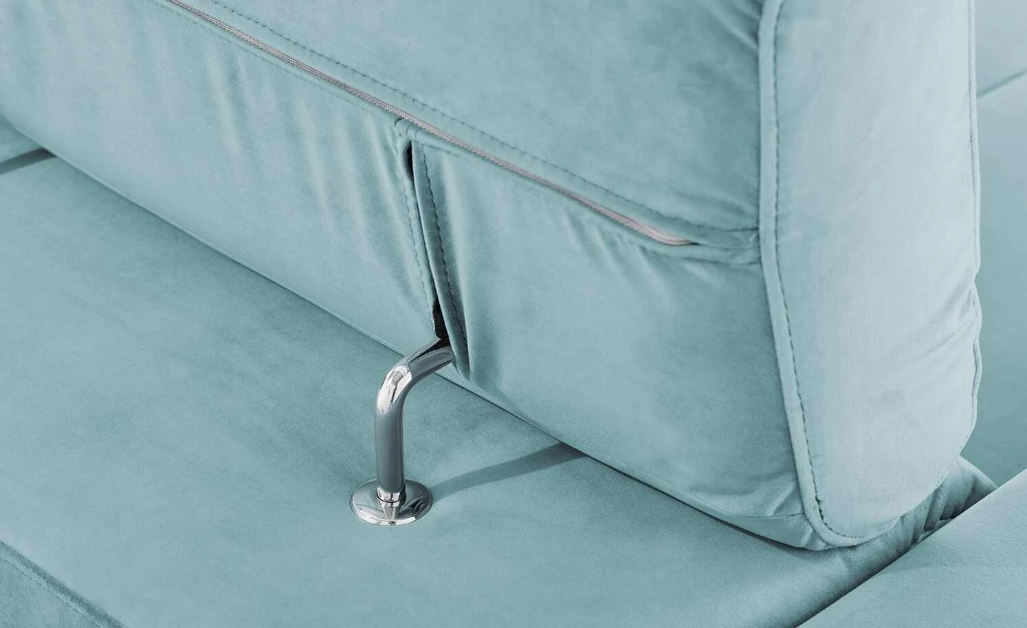 Gallery M Ecksofa Felicia Due | Sage (Hellblau) rechts Grundfunktion 4 Gallery M Ecksofa Felicia Due | Sage (Hellblau) rechts Grundfunktion – Bild 2