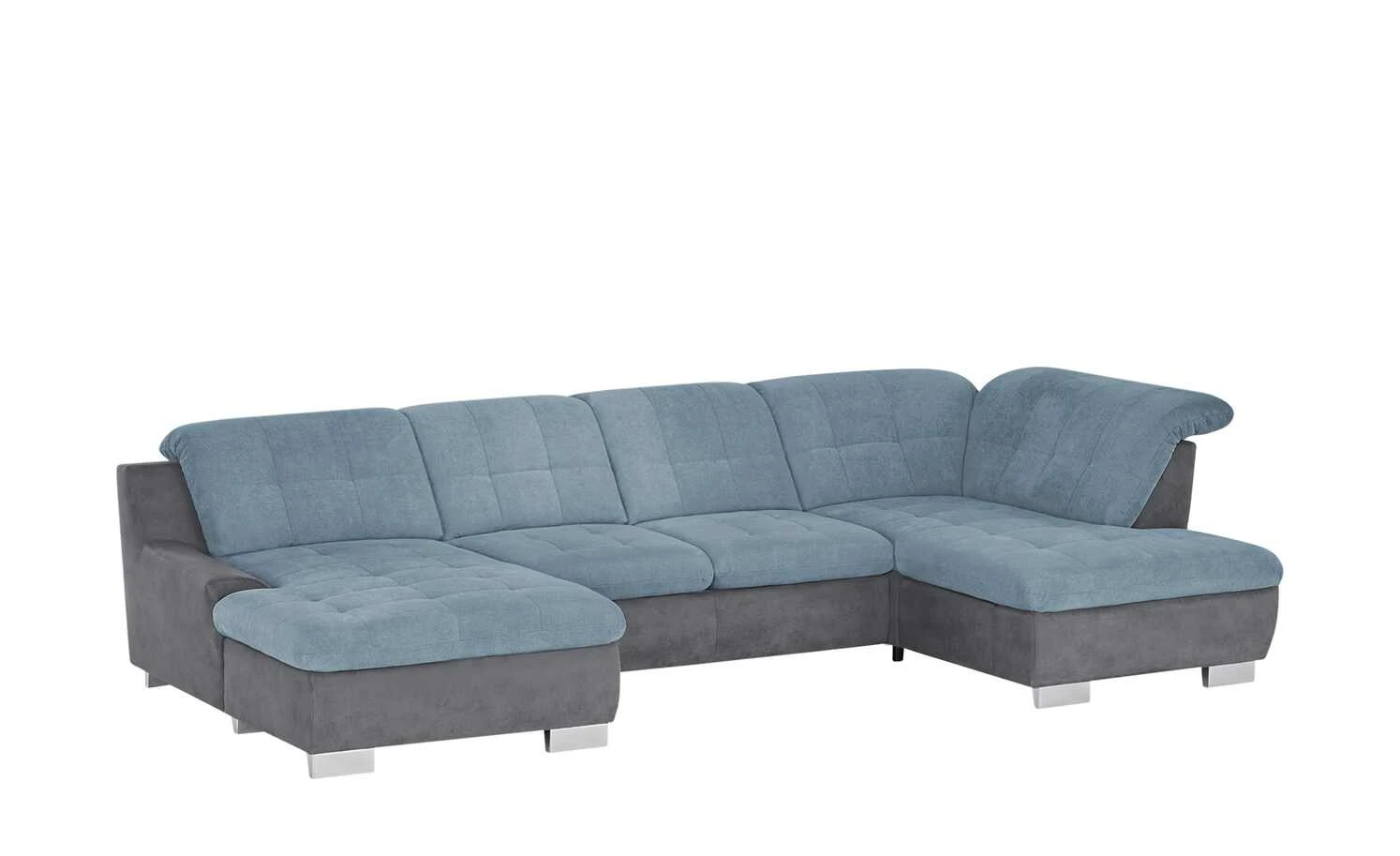 Lounge Collection Wohnlandschaft Davinci | Ice (Blau) / Grau rechts Grundfunktion 12 Lounge Collection Wohnlandschaft Davinci | Ice (Blau) / Grau rechts Grundfunktion – Bild 10
