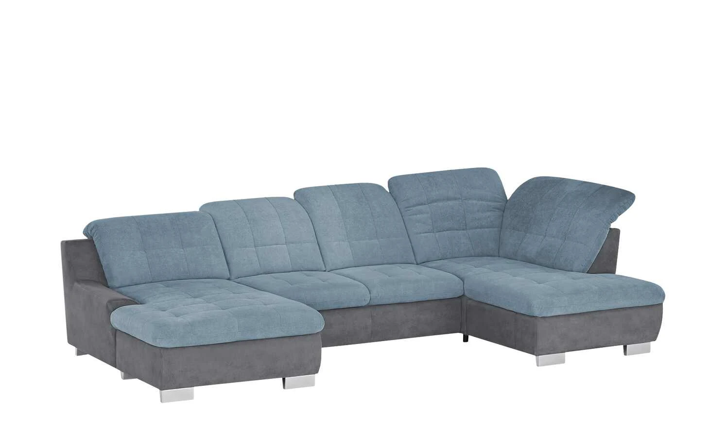 Lounge Collection Wohnlandschaft Davinci | Ice (Blau) / Grau rechts Grundfunktion 6 Lounge Collection Wohnlandschaft Davinci | Ice (Blau) / Grau rechts Grundfunktion – Bild 4