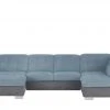 Lounge Collection Wohnlandschaft Davinci | Ice (Blau) / Grau rechts Grundfunktion -Sofas Verkaufsladen 27403367 4 202104011243