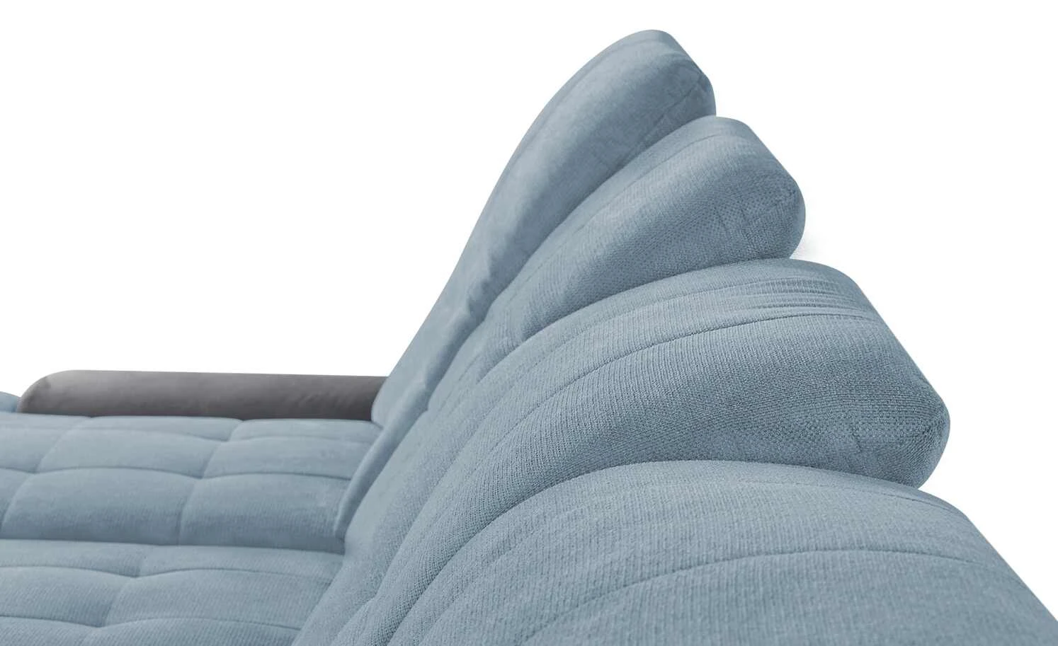 Lounge Collection Wohnlandschaft Davinci | Ice (Blau) / Grau rechts Grundfunktion 11 Lounge Collection Wohnlandschaft Davinci | Ice (Blau) / Grau rechts Grundfunktion – Bild 9
