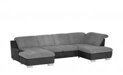 Lounge Collection Wohnlandschaft Davinci | Grau / Schwarz rechts Grundfunktion -Sofas Verkaufsladen 27403370 10 202104011243