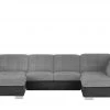 Lounge Collection Wohnlandschaft Davinci | Grau / Schwarz rechts Grundfunktion -Sofas Verkaufsladen 27403370 9 202104011243