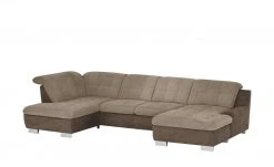 Lounge Collection Wohnlandschaft Davinci | Mandel (Hellbraun) / Braun links Grundfunktion -Sofas Verkaufsladen 27403371 1 202104011243