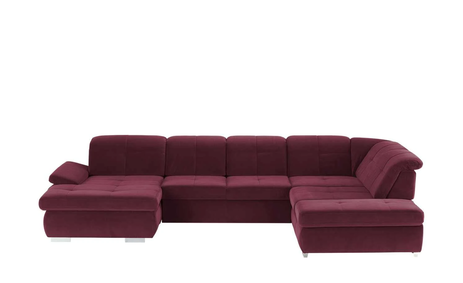 Lounge Collection Wohnlandschaft Mikrofaser Affair | Beere (Bordeaux) rechts Grundfunktion 3 Lounge Collection Wohnlandschaft Mikrofaser Affair | Beere (Bordeaux) rechts Grundfunktion