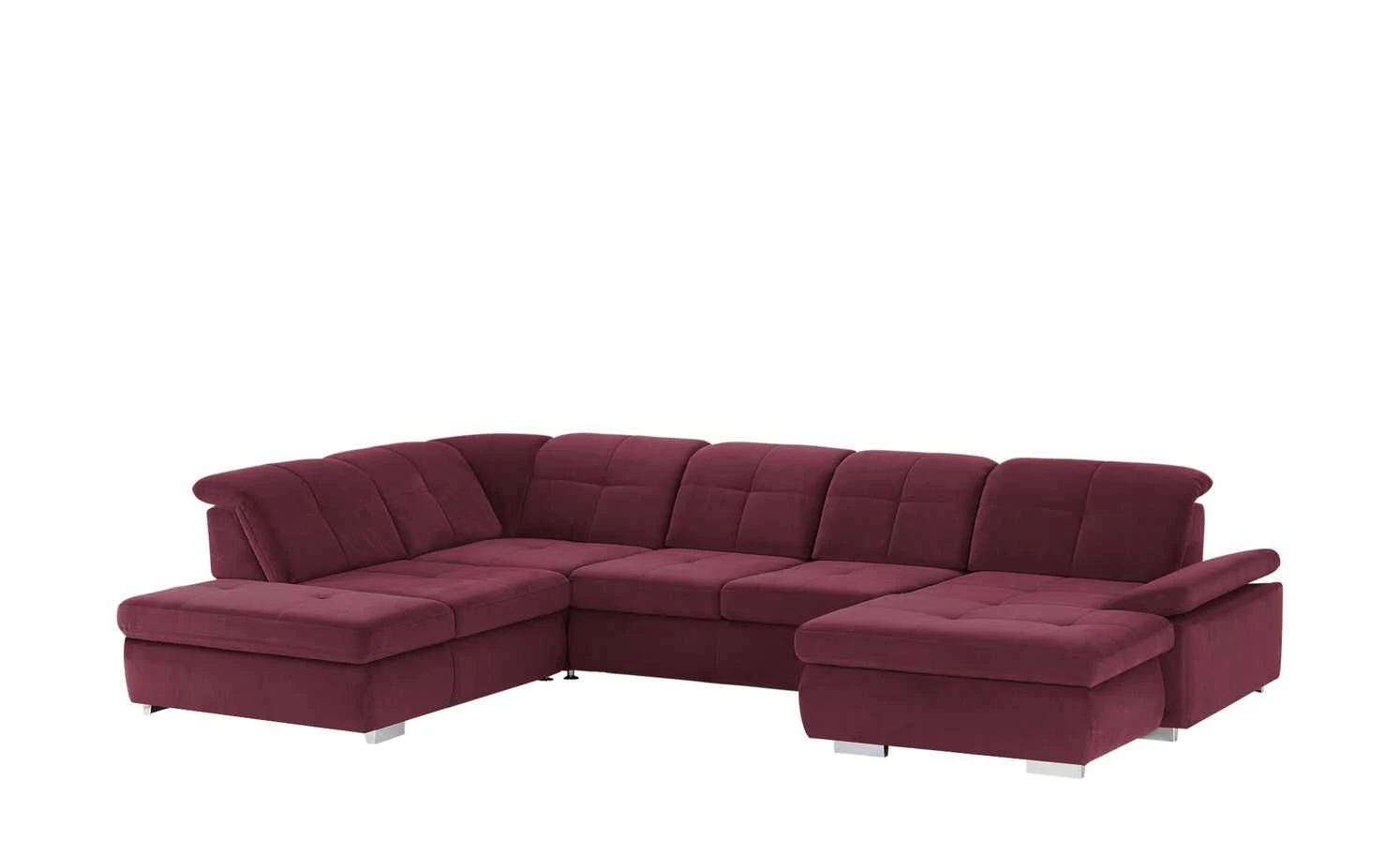 Lounge Collection Wohnlandschaft Mikrofaser Affair | Beere (Bordeaux) links Grundfunktion 11 Lounge Collection Wohnlandschaft Mikrofaser Affair | Beere (Bordeaux) links Grundfunktion – Bild 9