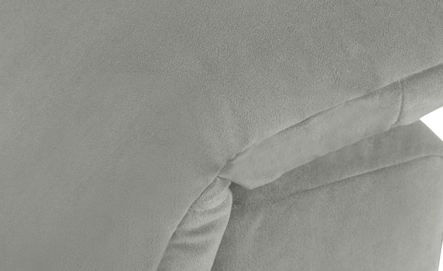 Lounge Collection Wohnlandschaft Mikrofaser Affair | Silver (Hellgrau) rechts Grundfunktion 4 Lounge Collection Wohnlandschaft Mikrofaser Affair | Silver (Hellgrau) rechts Grundfunktion – Bild 2